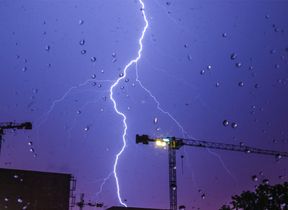 cranes-lightning-storm