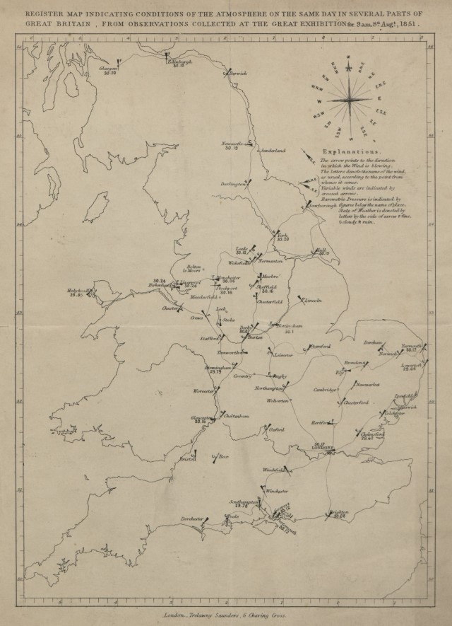 great-exhibition-first-daily-weather-map-8-august-1851