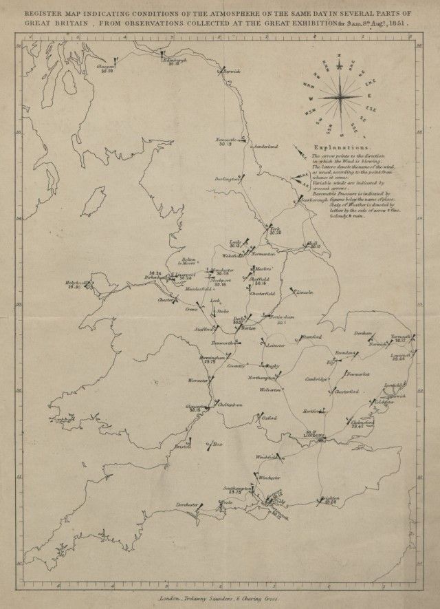 great-exhibition-first-daily-weather-map-8-august-1851