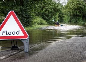 kayak-on-a-flooded-road
