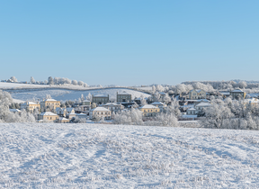 village-in-winter