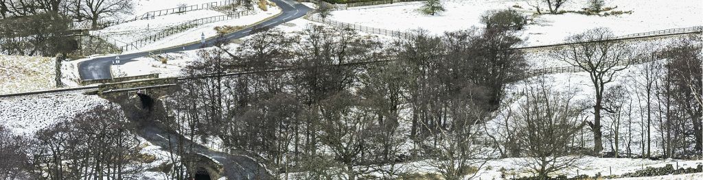 North York Moors, Goathland, Yorkshire, covered in snow