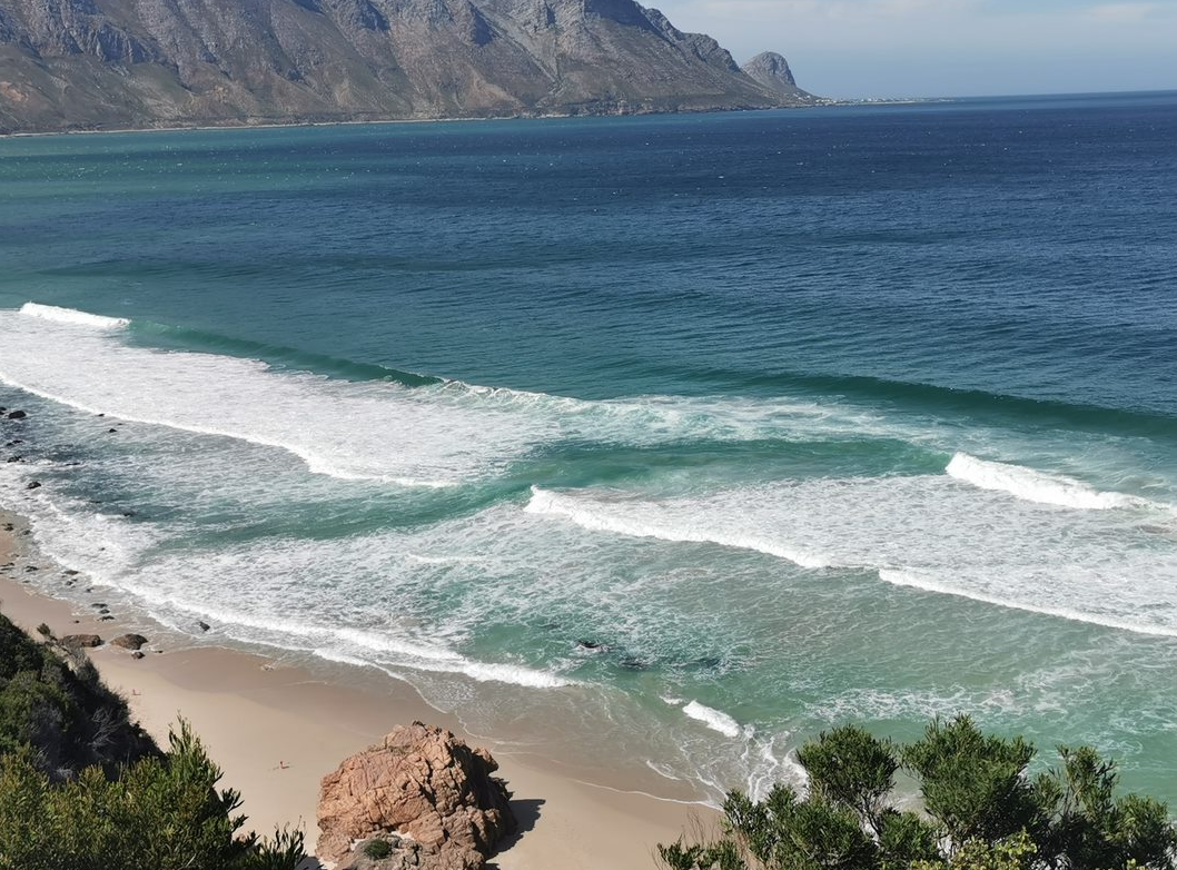 Decorative image of a rip current off the coast of South Africa