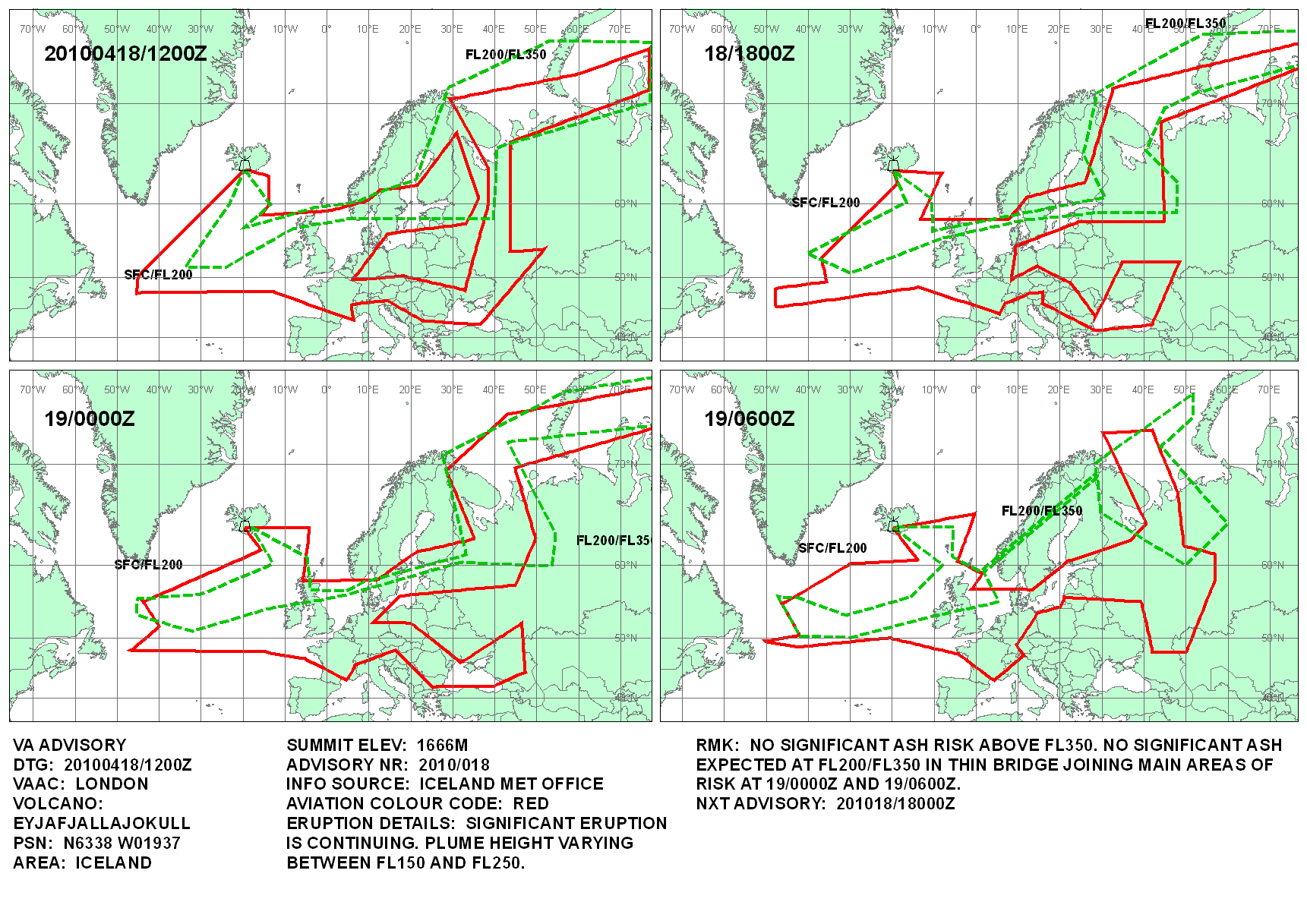 Volcanic ash graphic