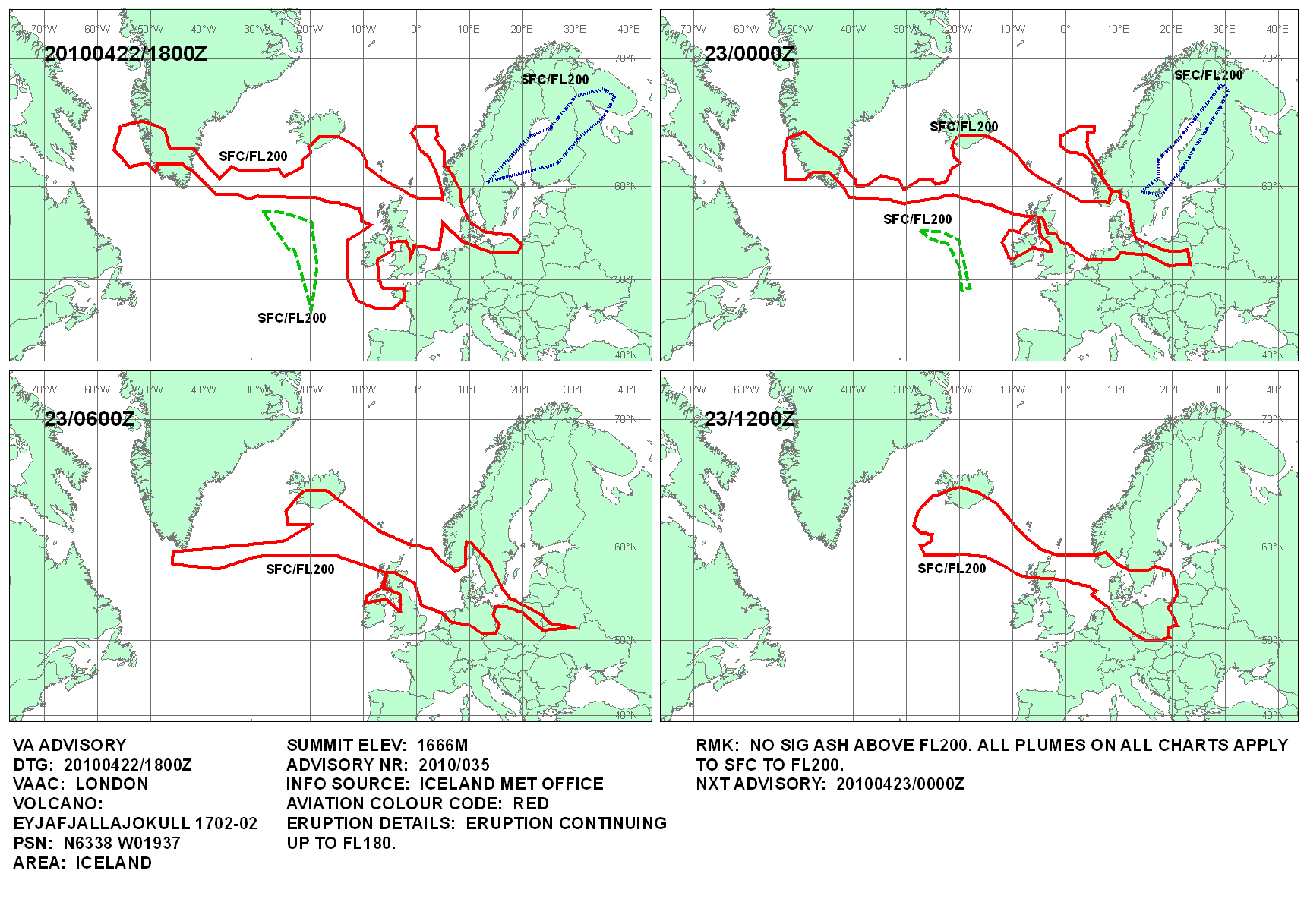 Volcanic ash graphic