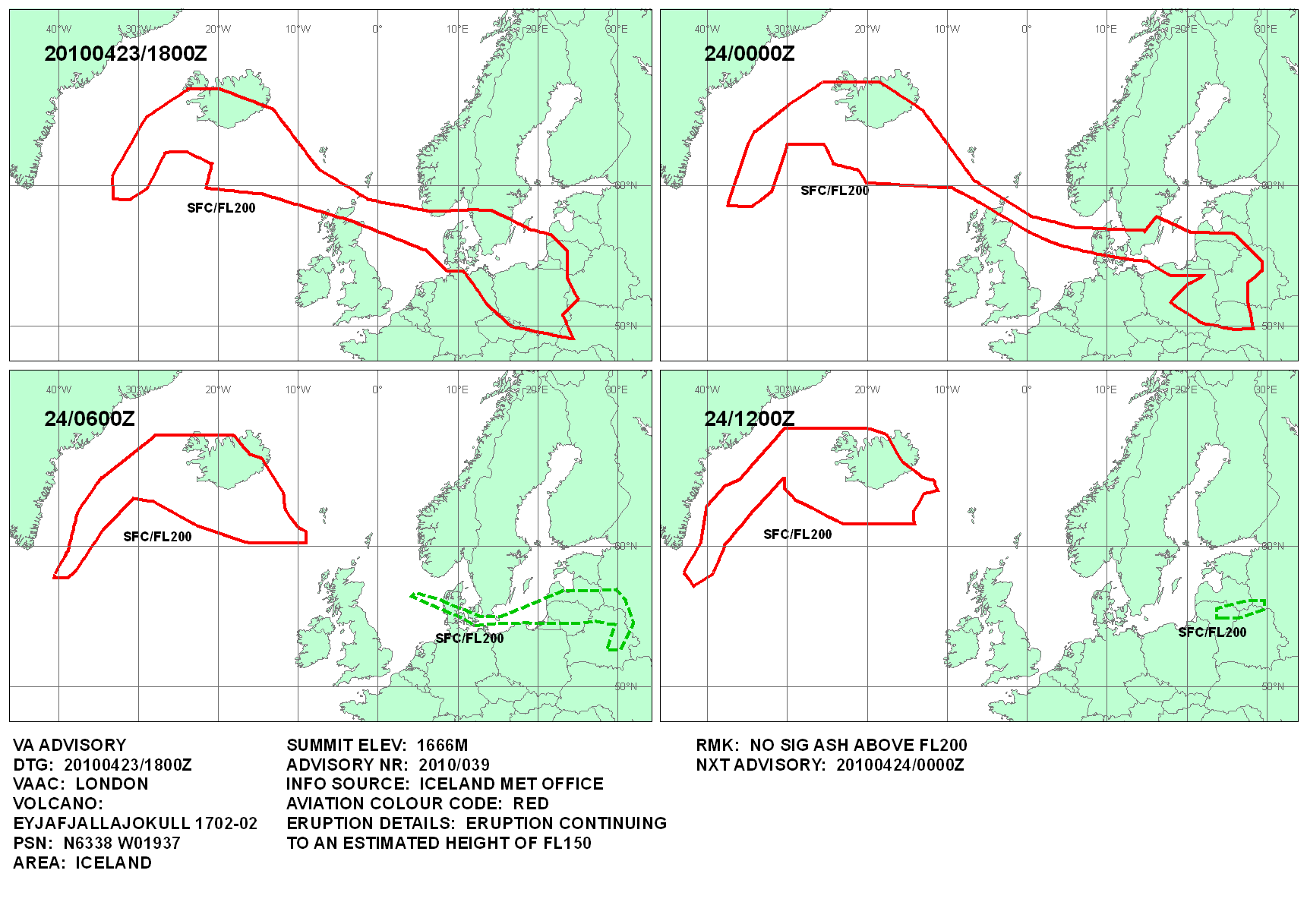 Volcanic ash graphic