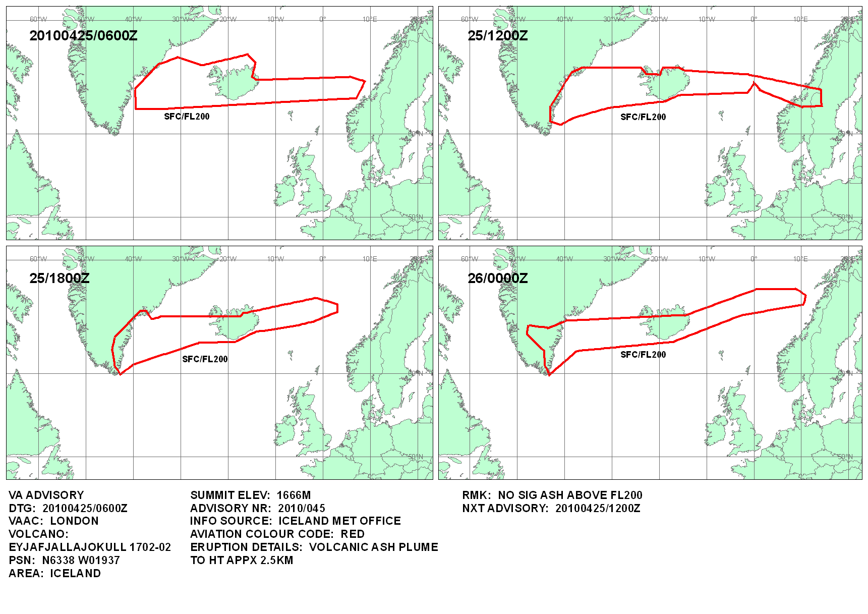 Volcanic ash graphic