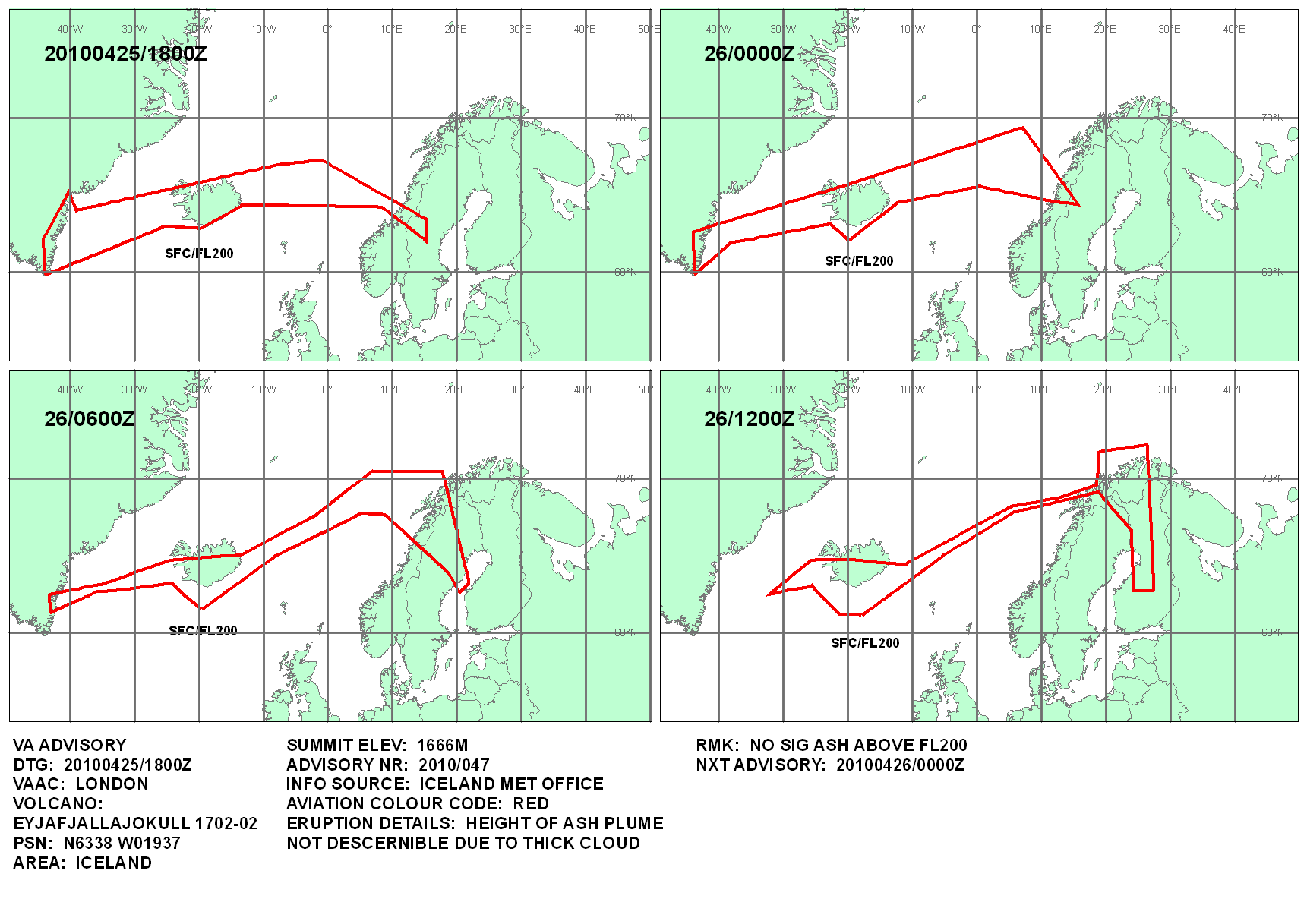 Volcanic ash graphic