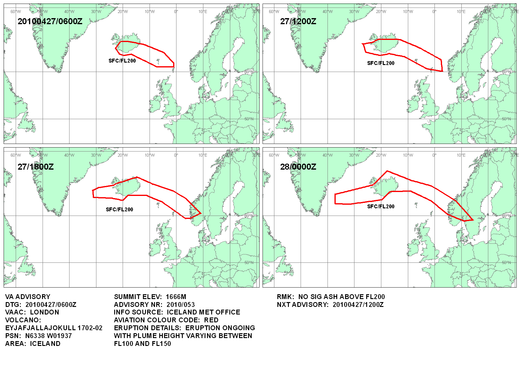 Volcanic ash graphic