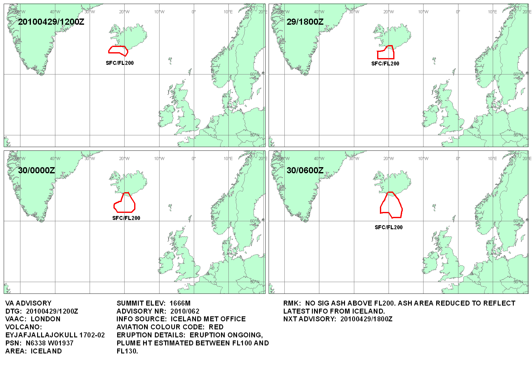 Volcanic ash graphic