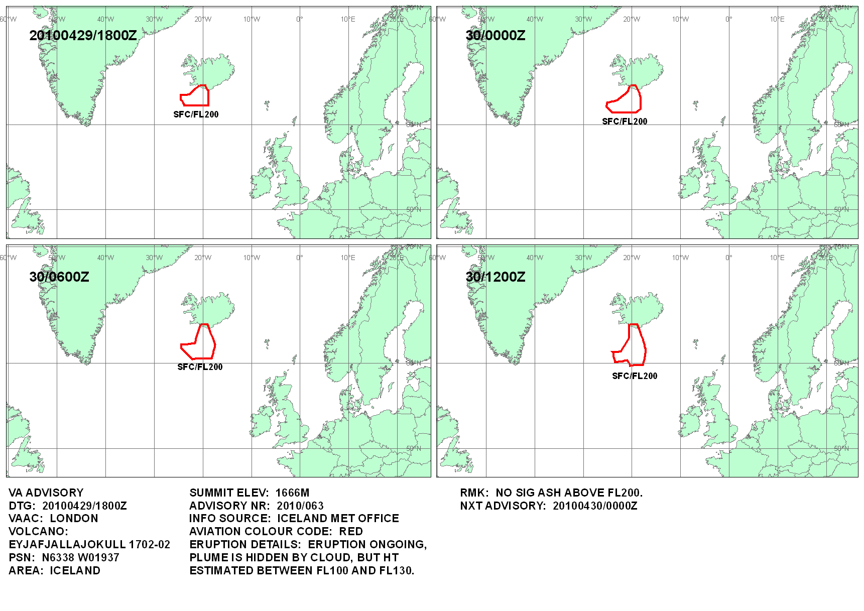 Volcanic ash graphic