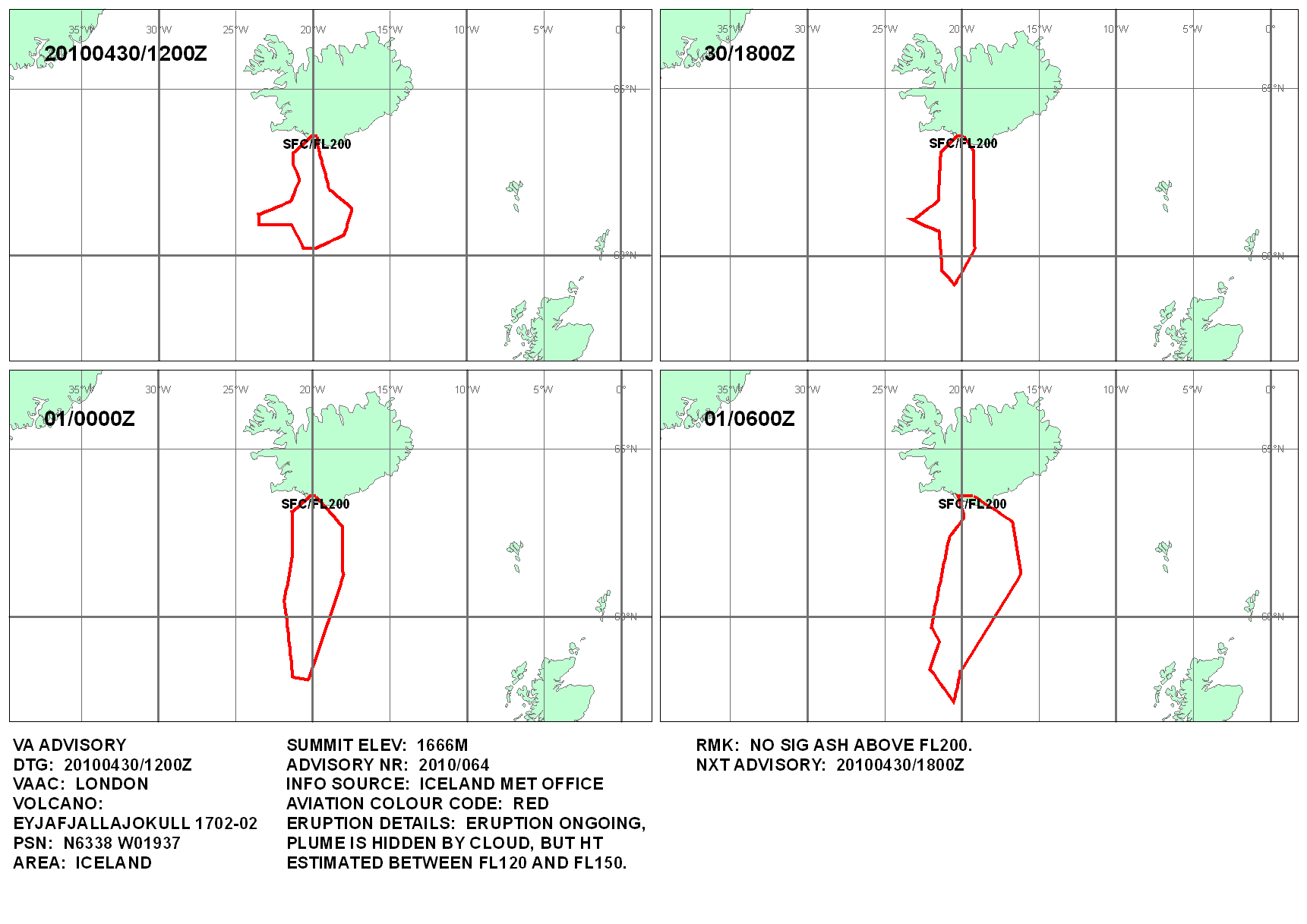 Volcanic ash graphic