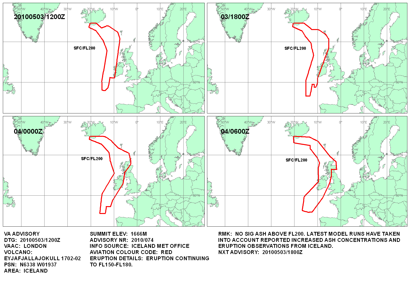 Volcanic ash graphic