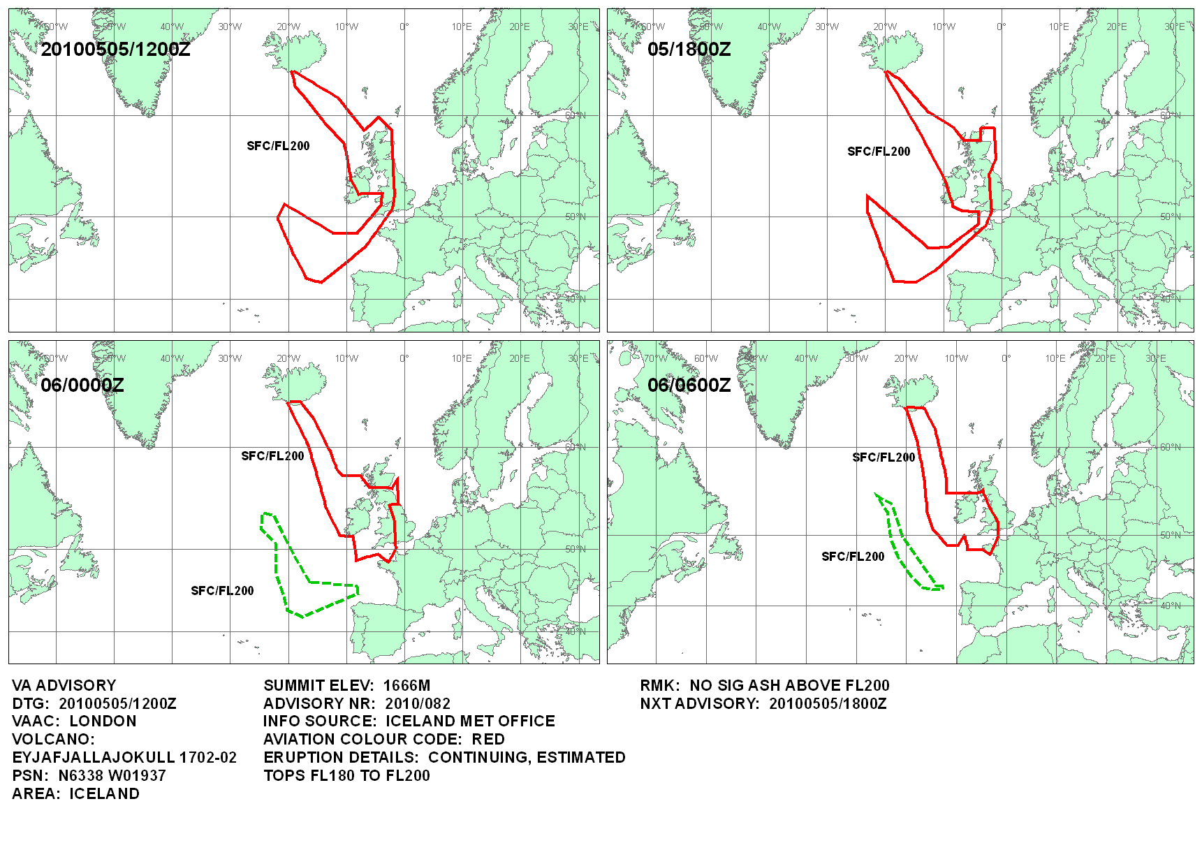 Volcanic ash graphic