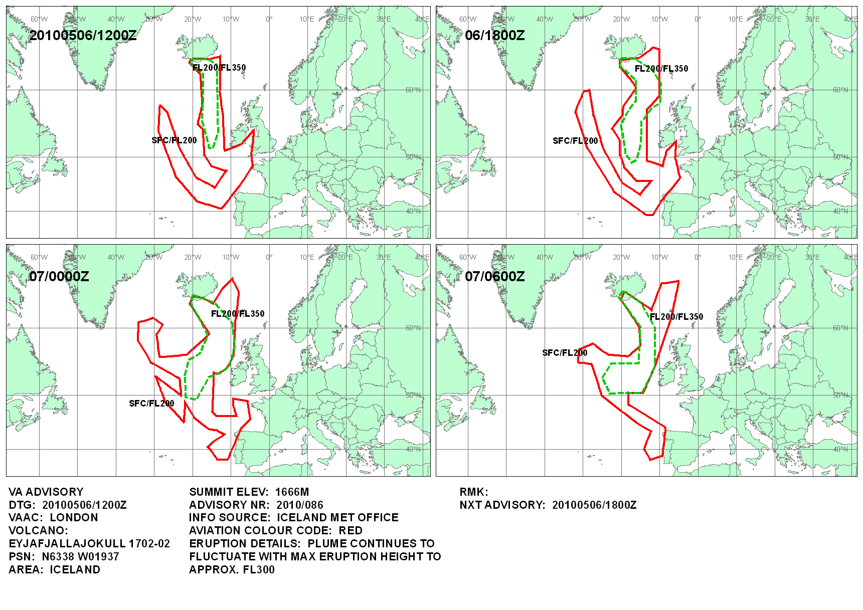 Volcanic ash graphic