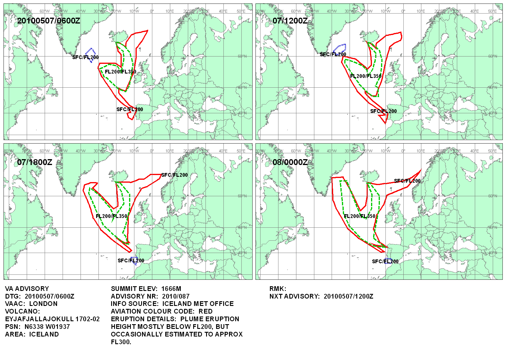 Volcanic ash graphic