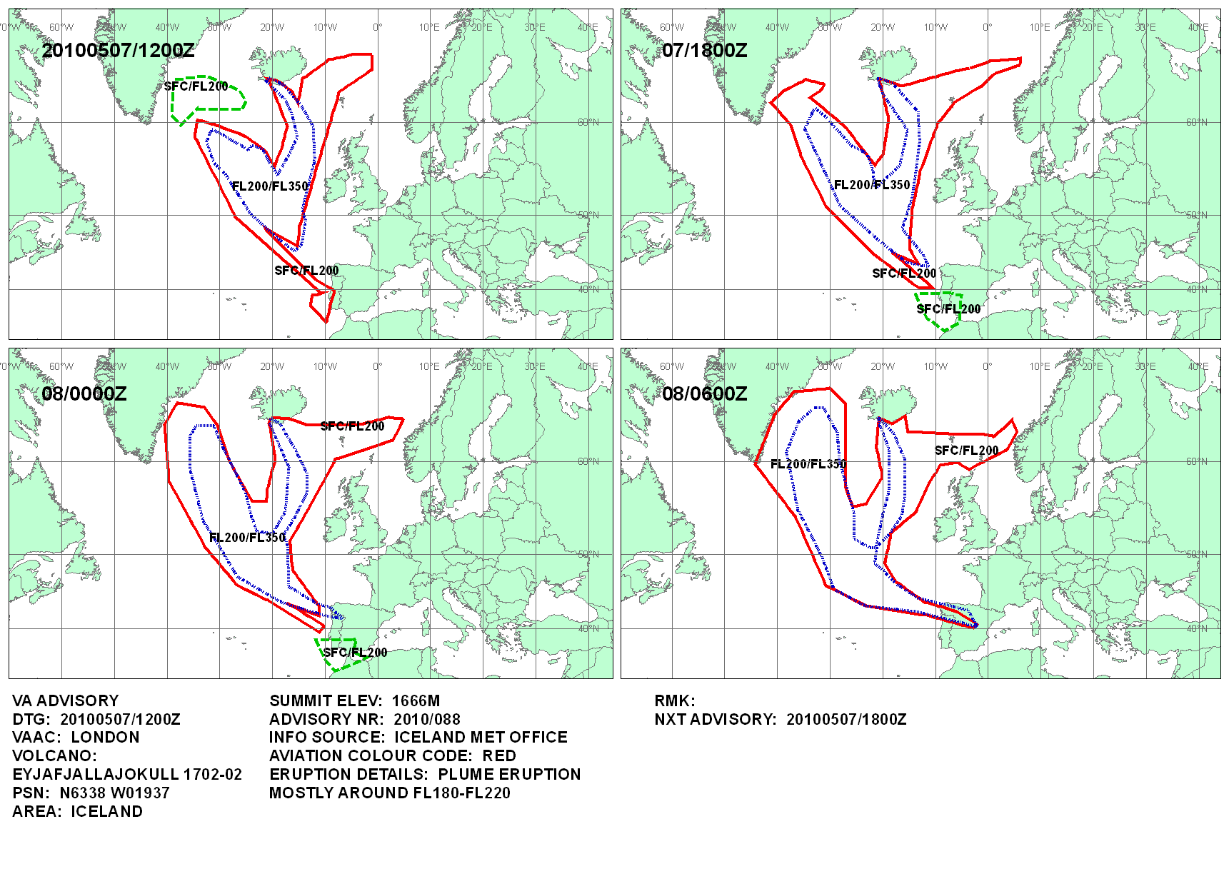 Volcanic ash graphic