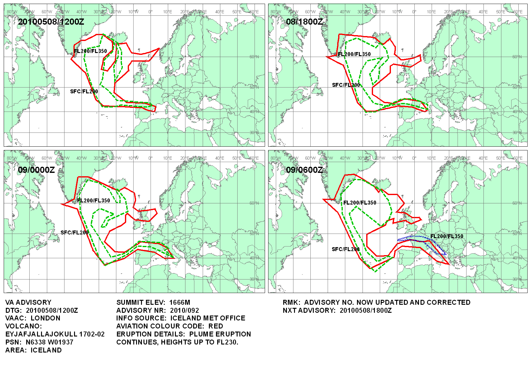 Volcanic ash graphic