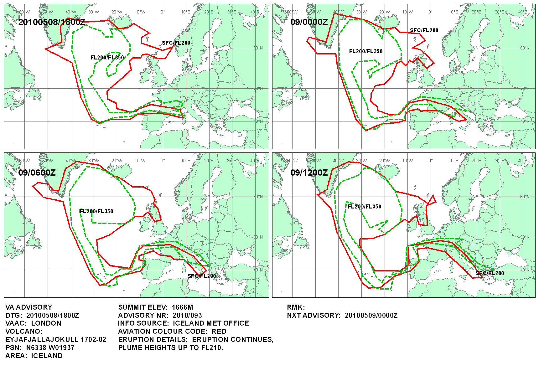 Volcanic ash graphic