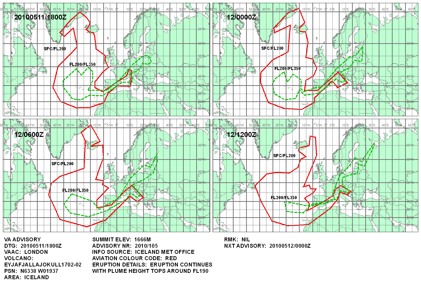 Volcanic ash graphic