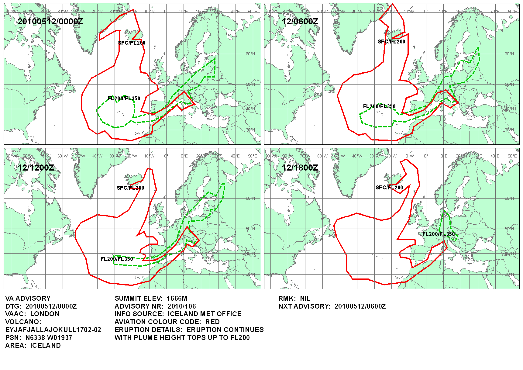 Volcanic ash graphic