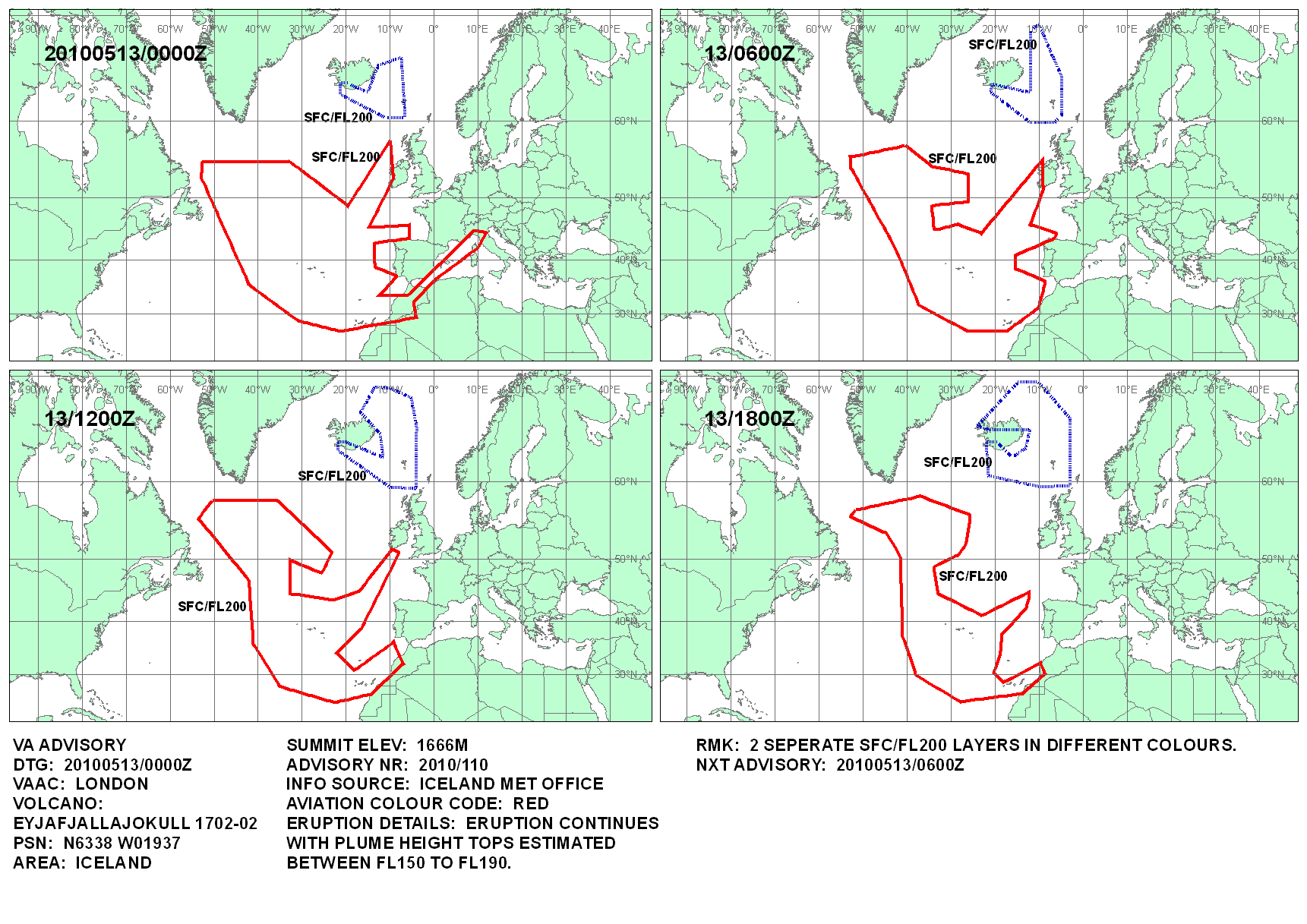 Volcanic ash graphic