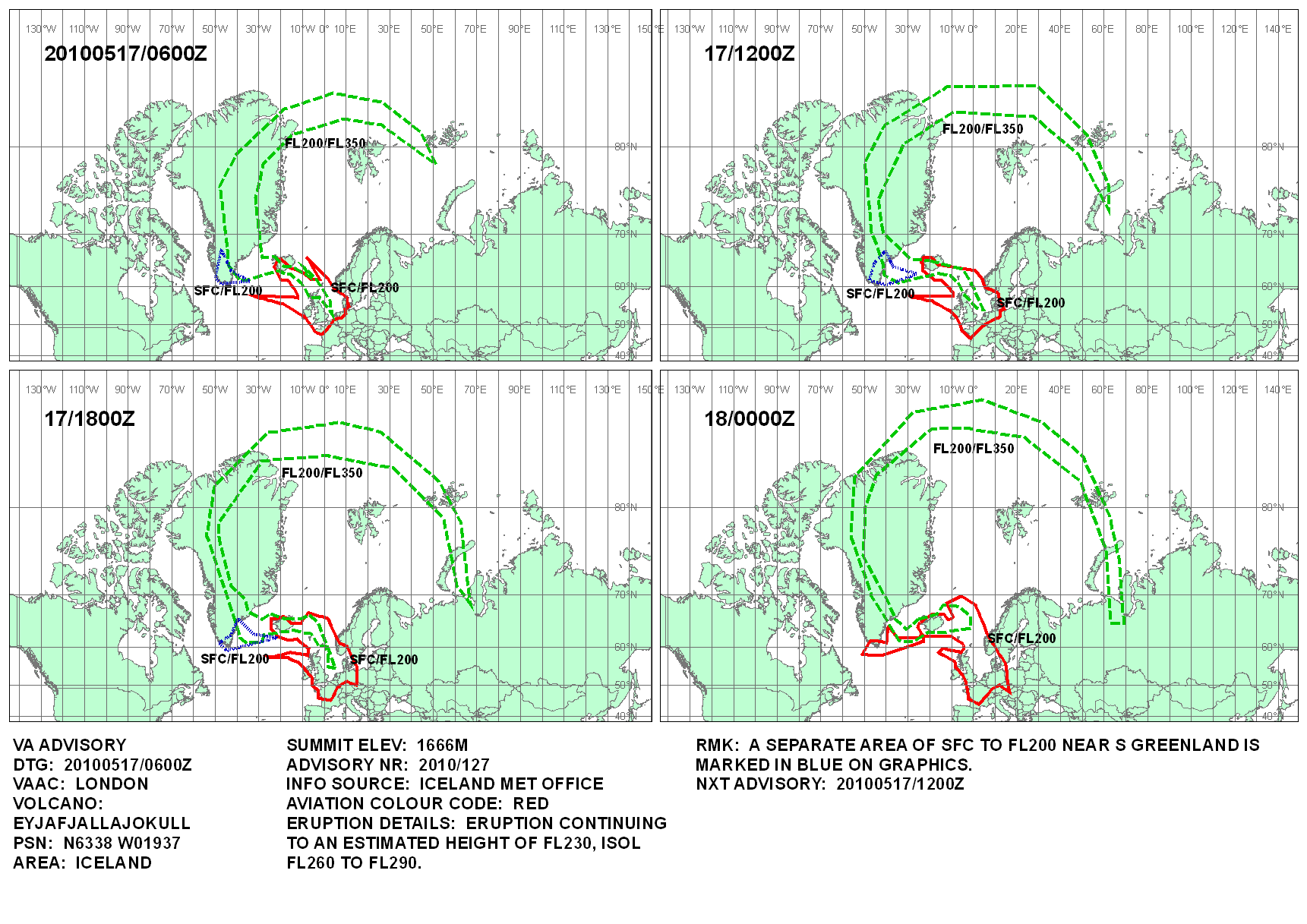 Volcanic ash graphic