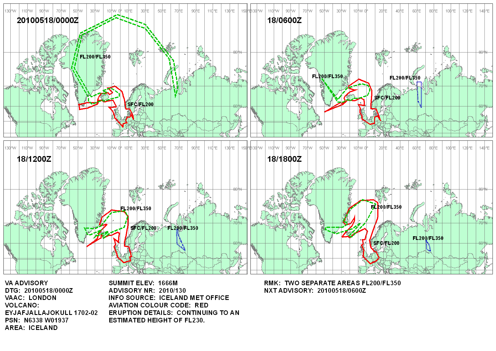 Volcanic ash graphic