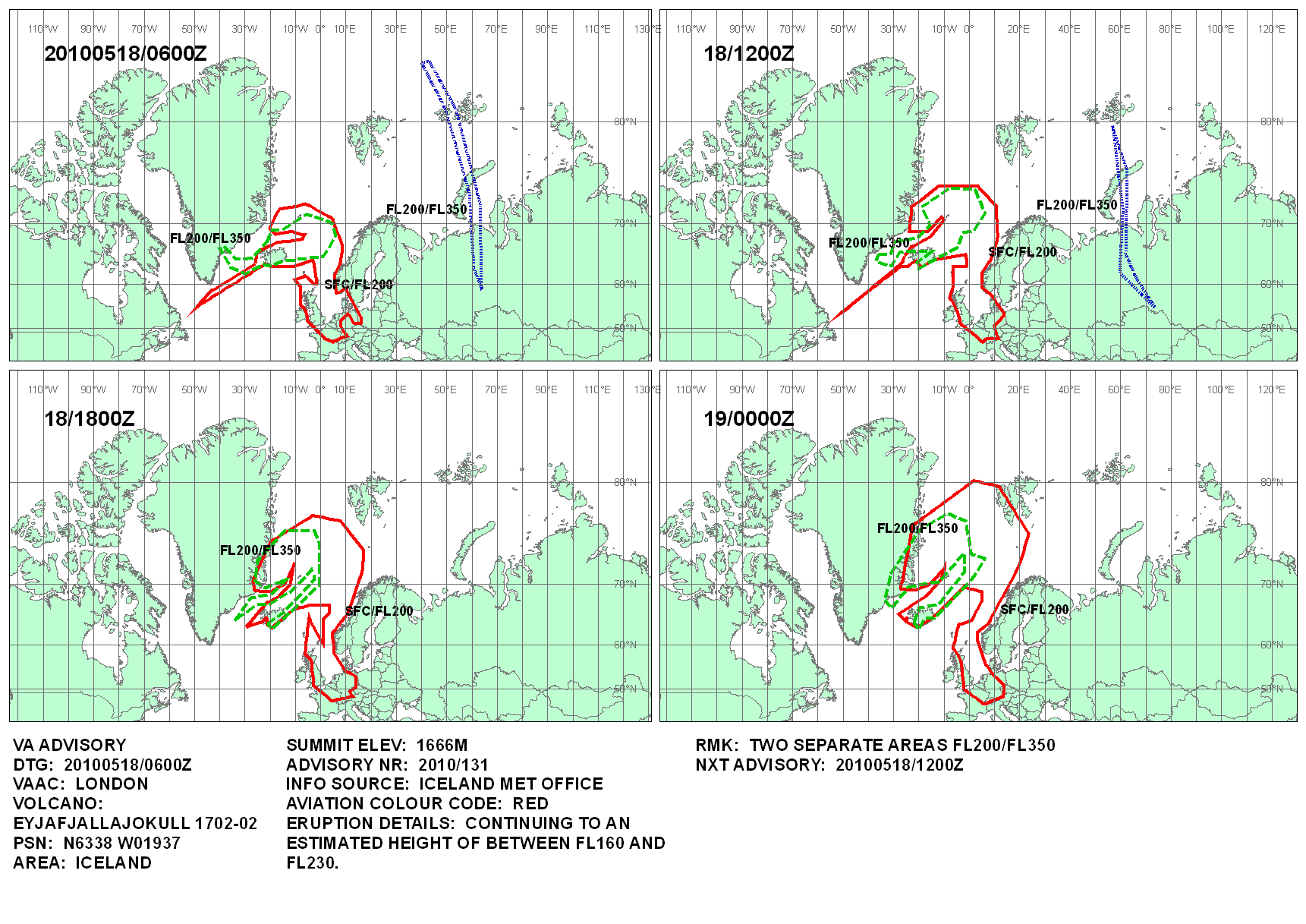 Volcanic ash graphic