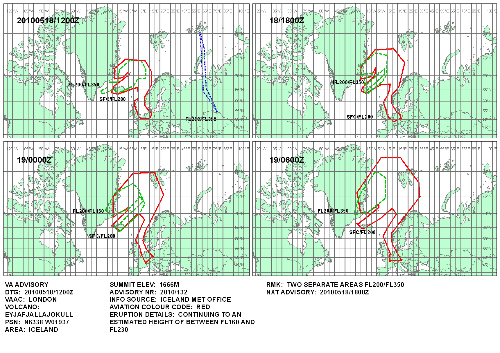 Volcanic ash graphic