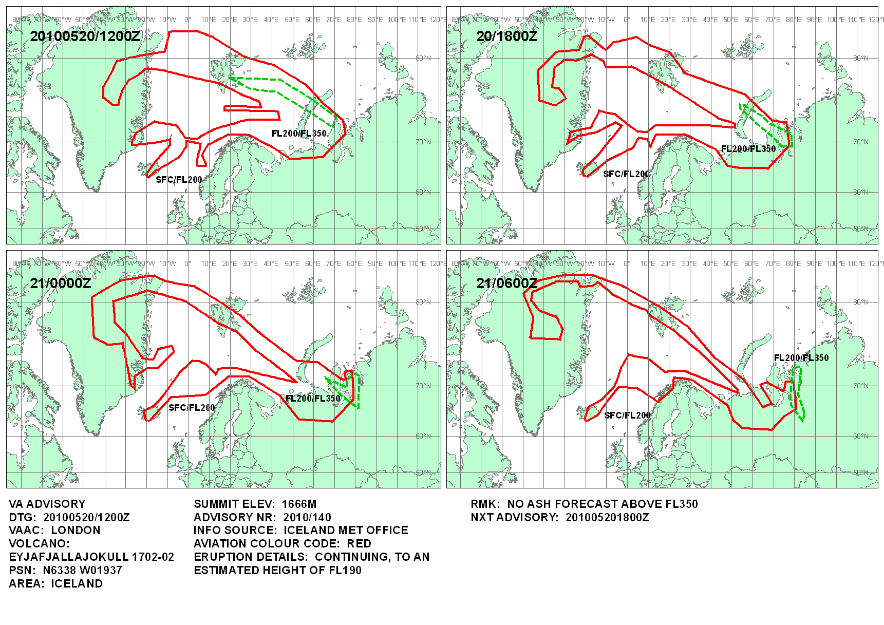 Volcanic ash graphic