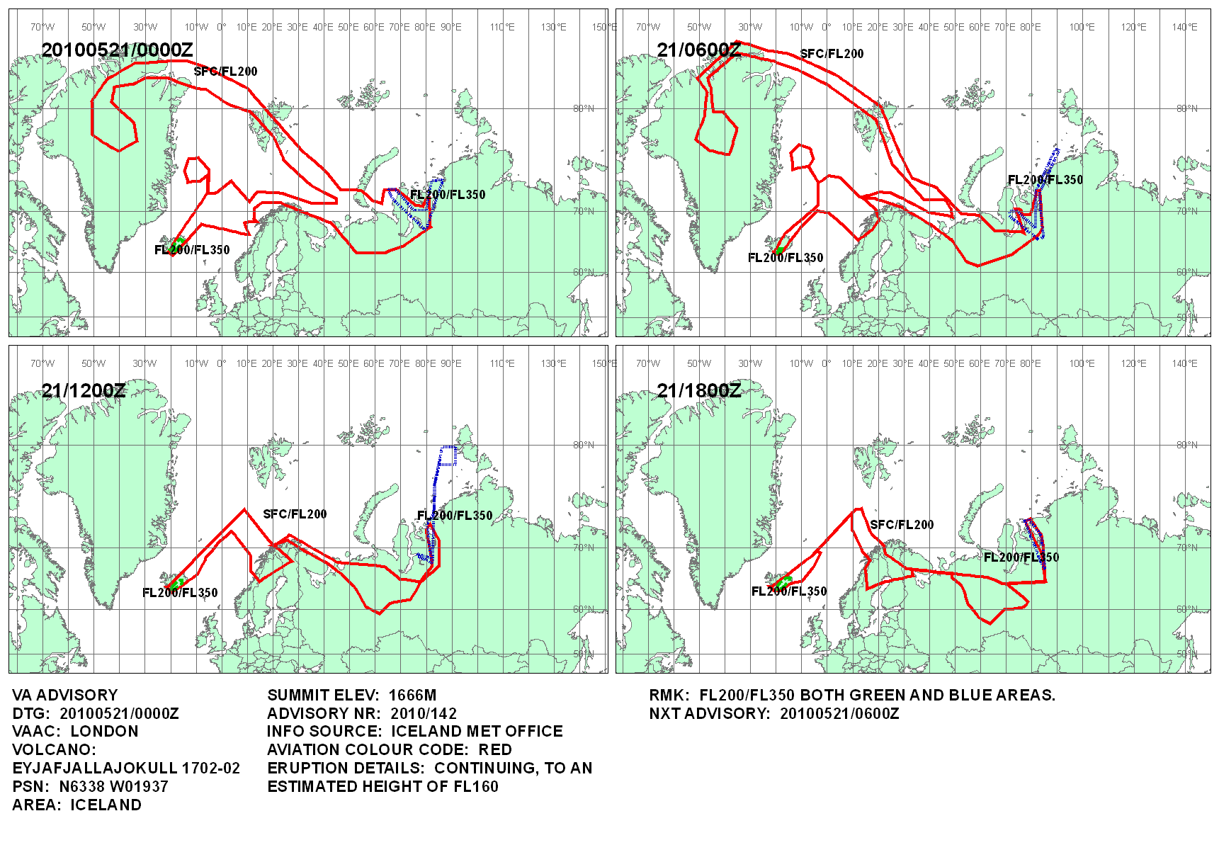 Volcanic ash graphic