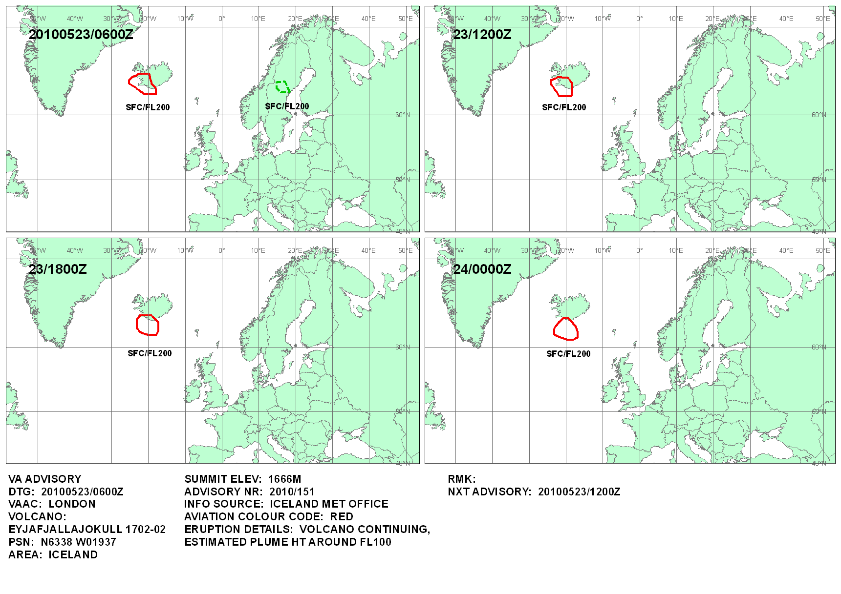 Volcanic ash graphic