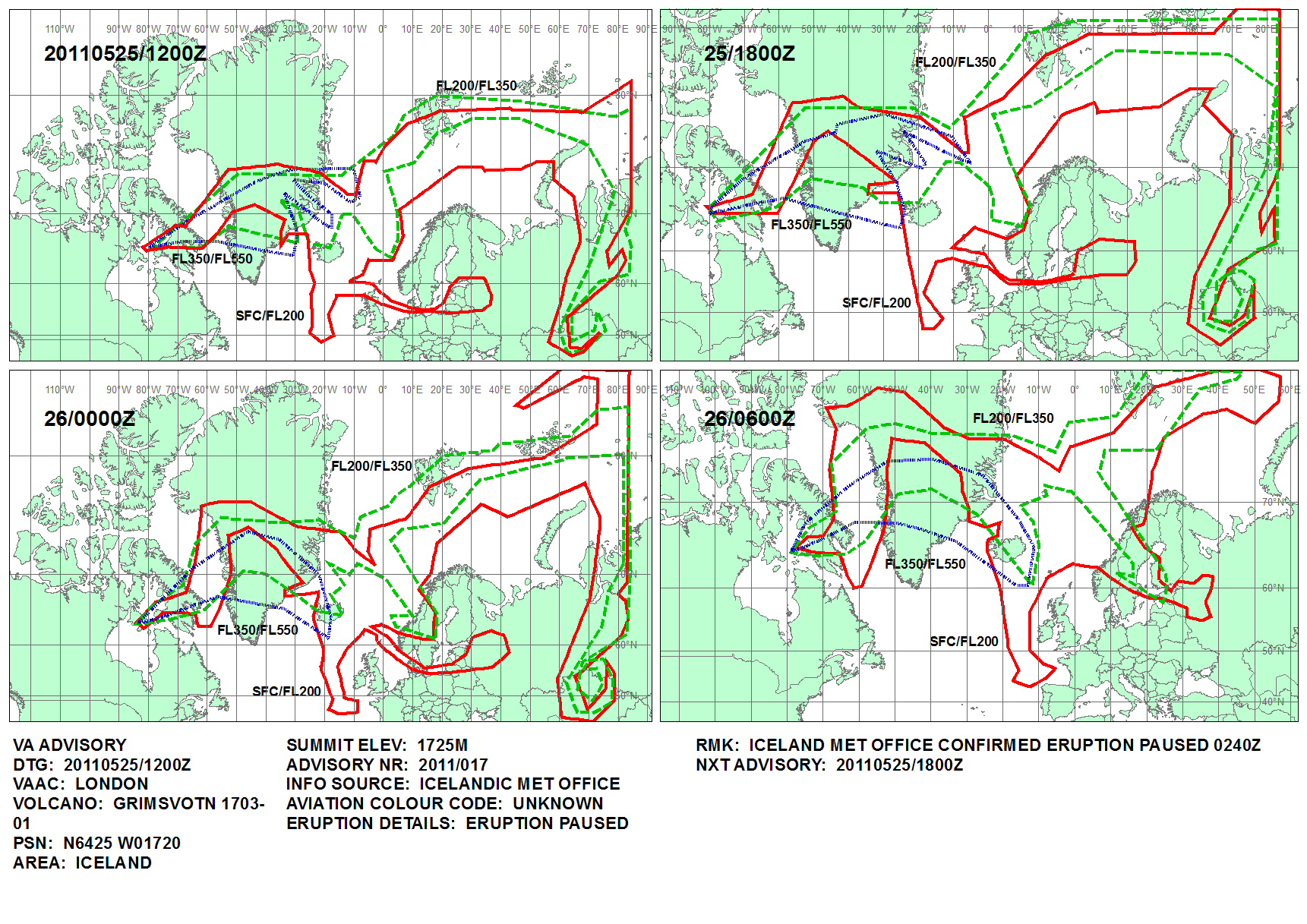 Volcanic ash graphic