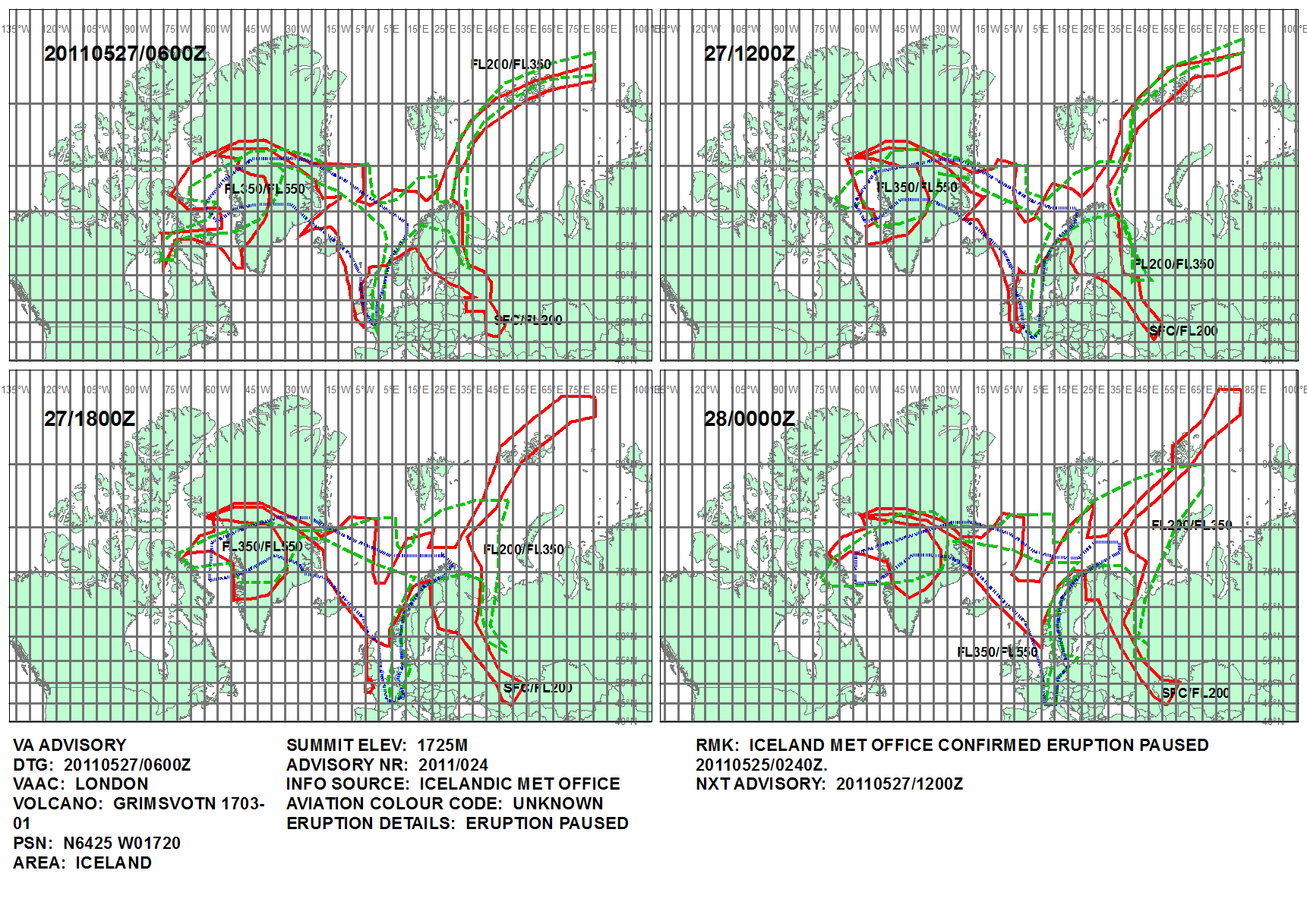 Volcanic ash graphic