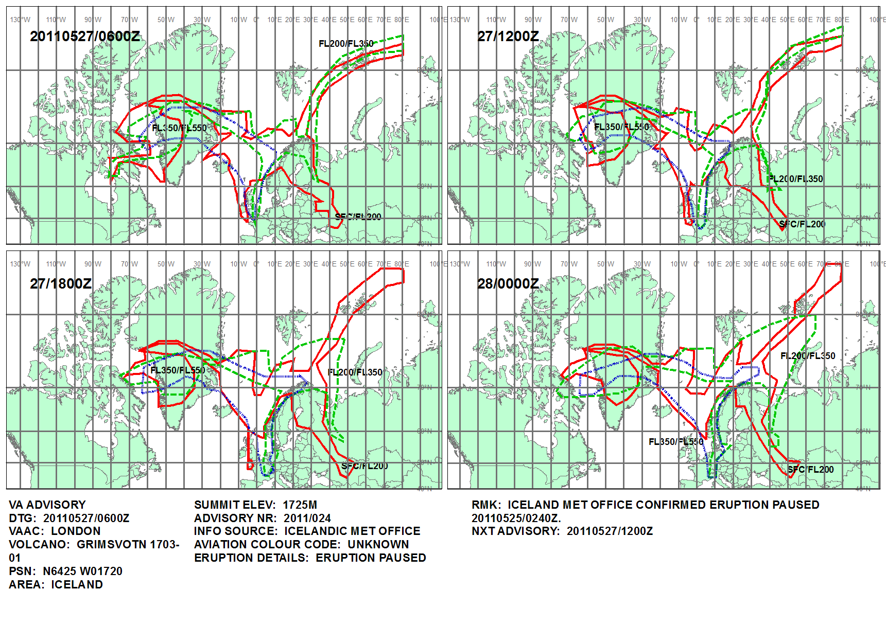 Volcanic ash graphic