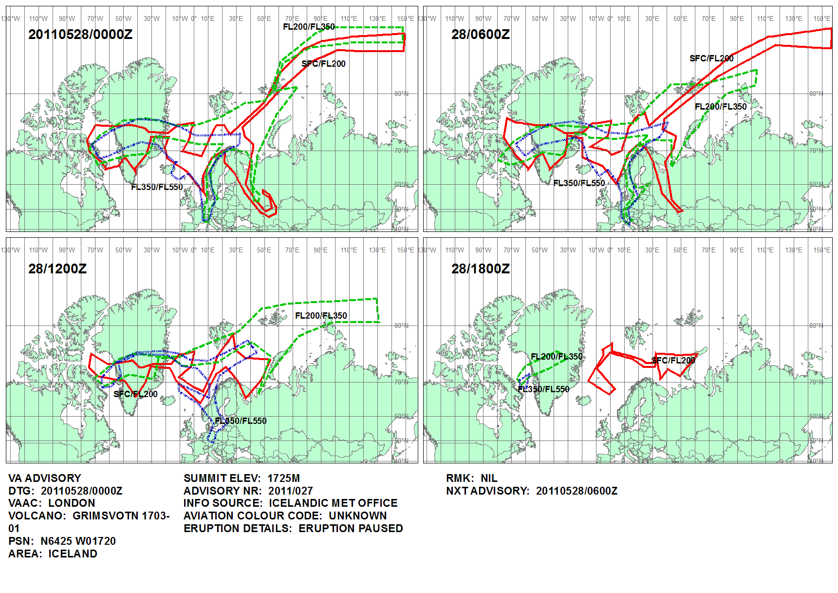 Volcanic ash graphic