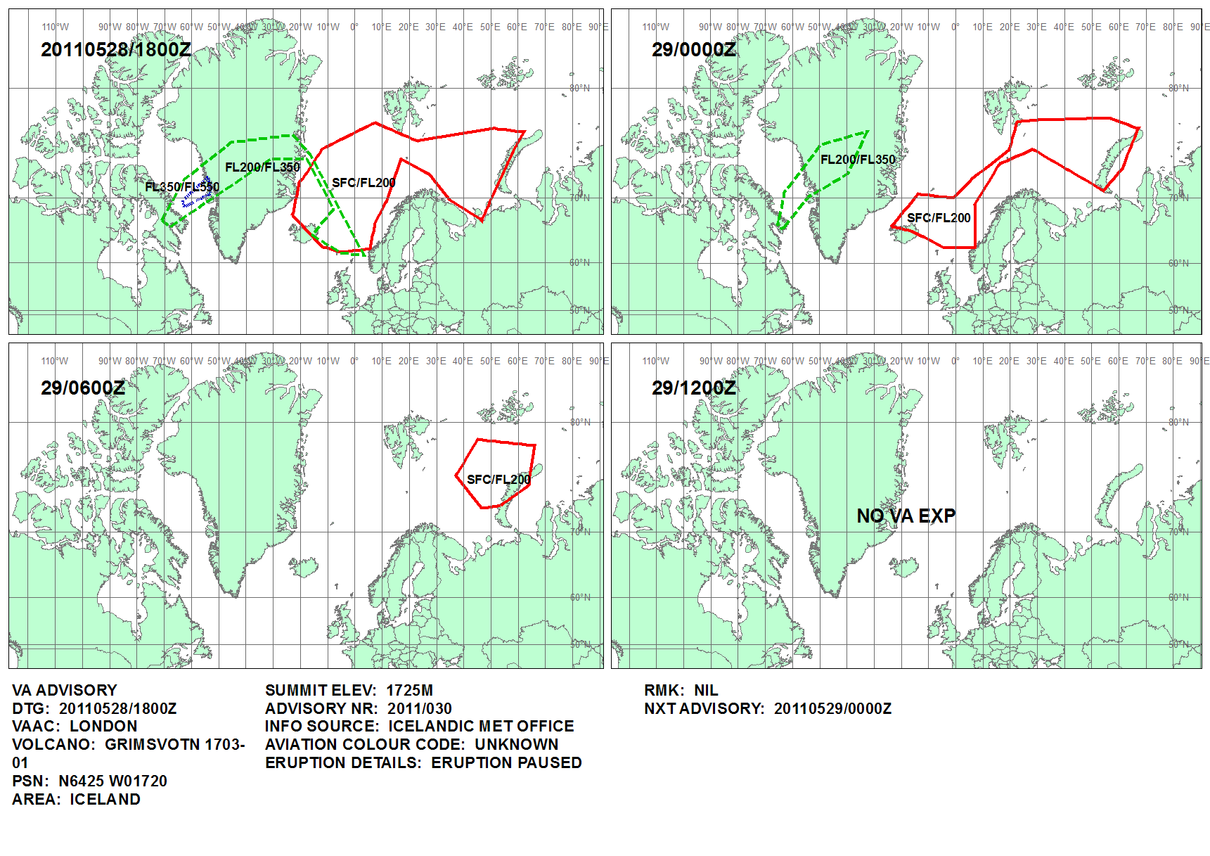 Volcanic ash graphic