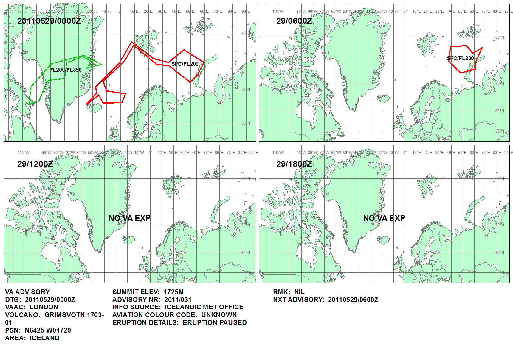 Volcanic ash graphic