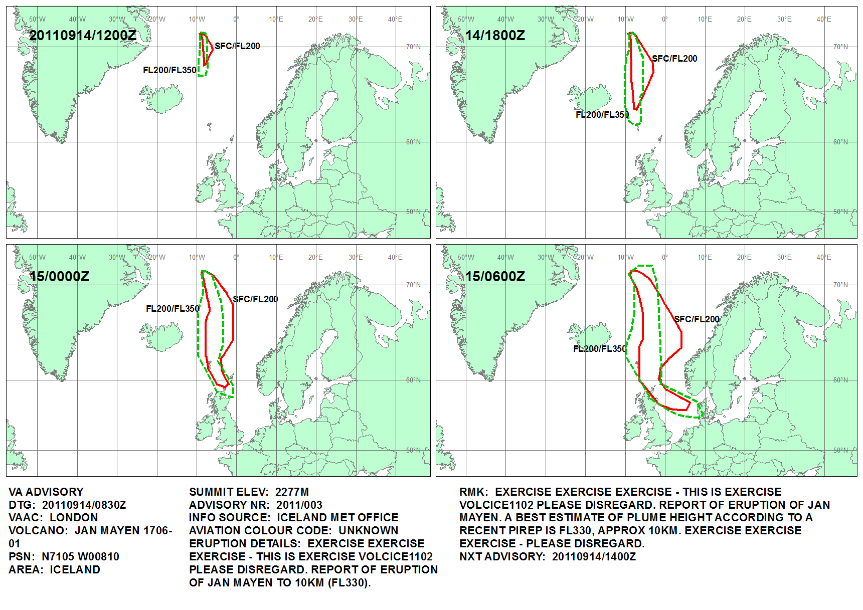 Volcanic ash graphic