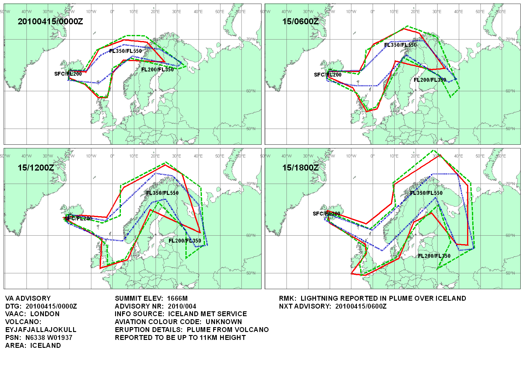 Volcanic ash graphic