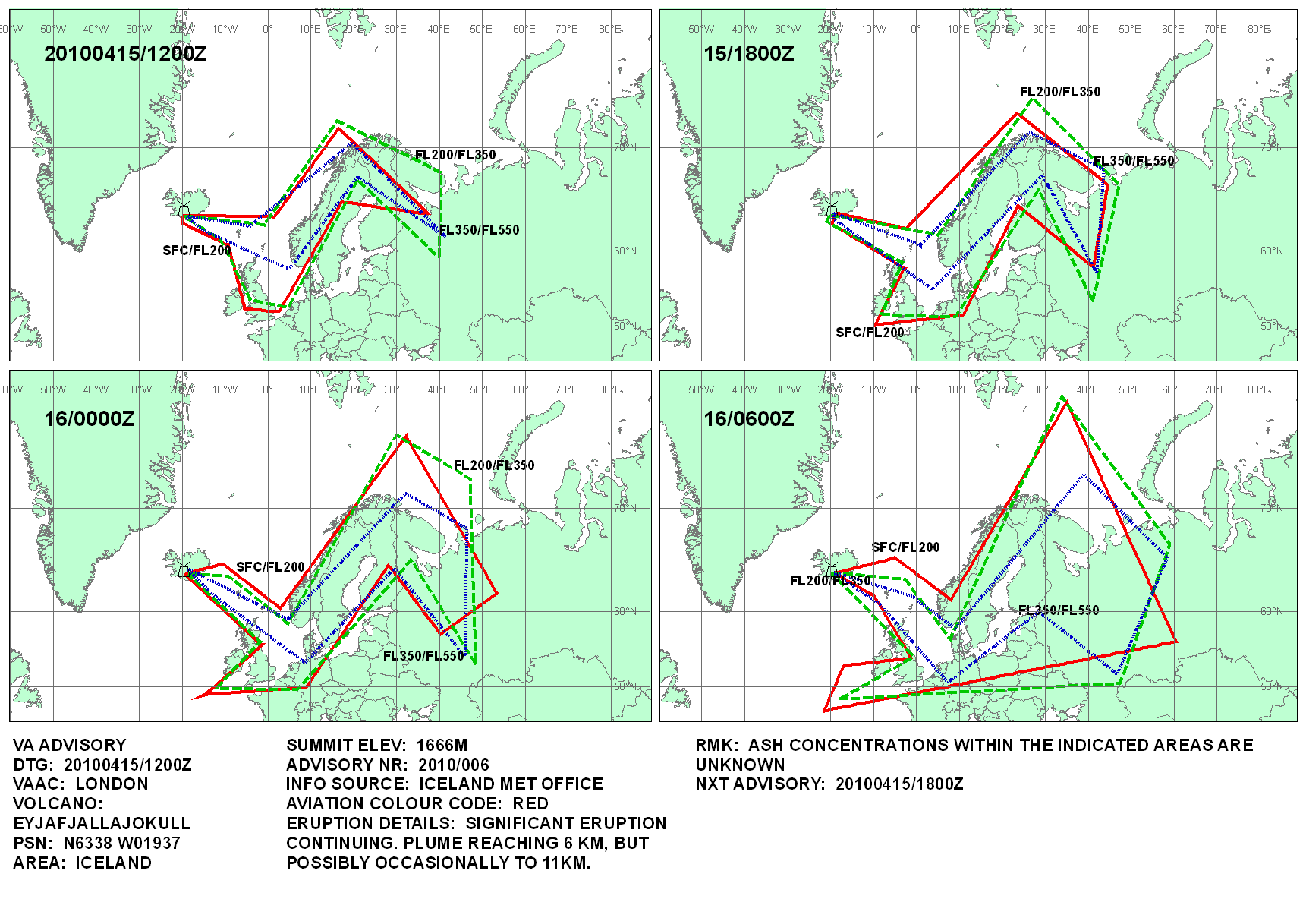 Volcanic ash graphic