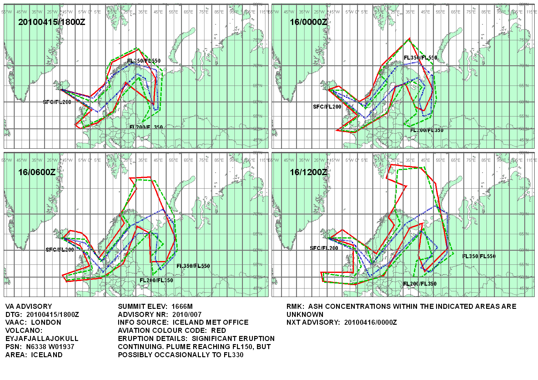 Volcanic ash graphic