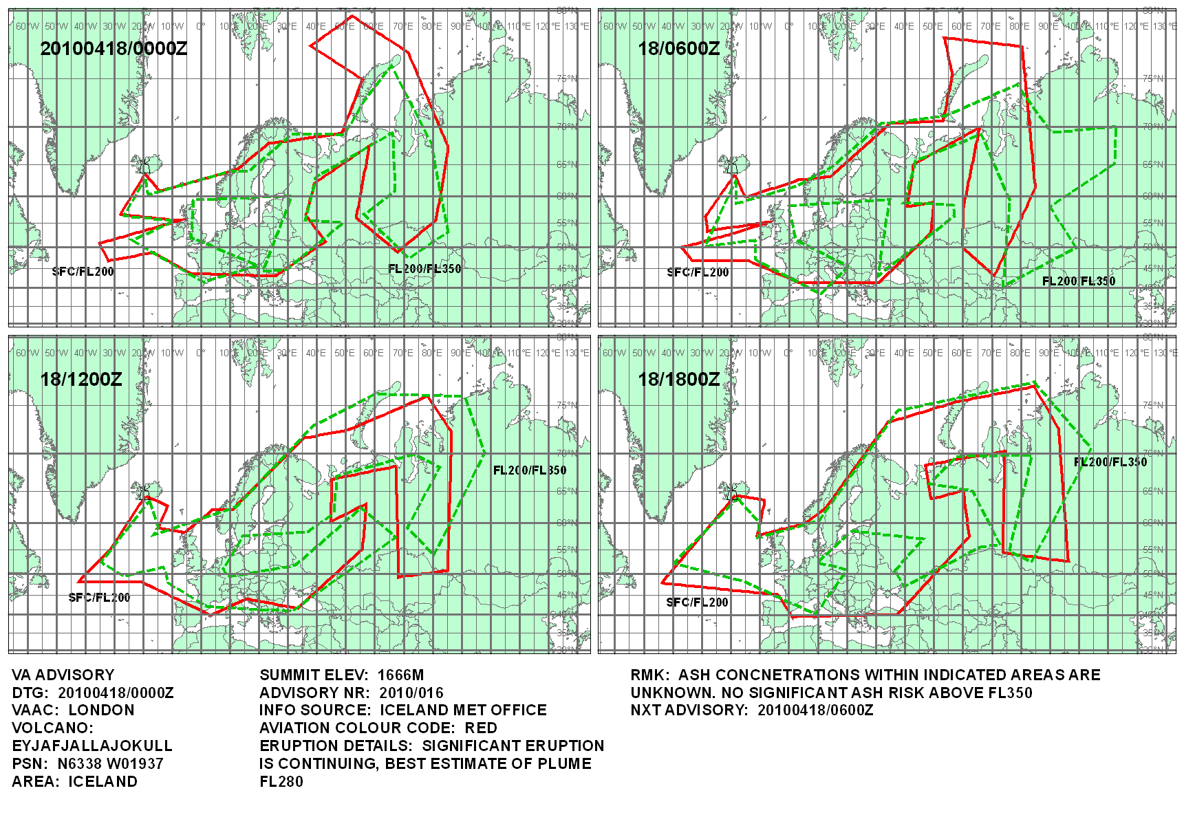 Volcanic ash graphic