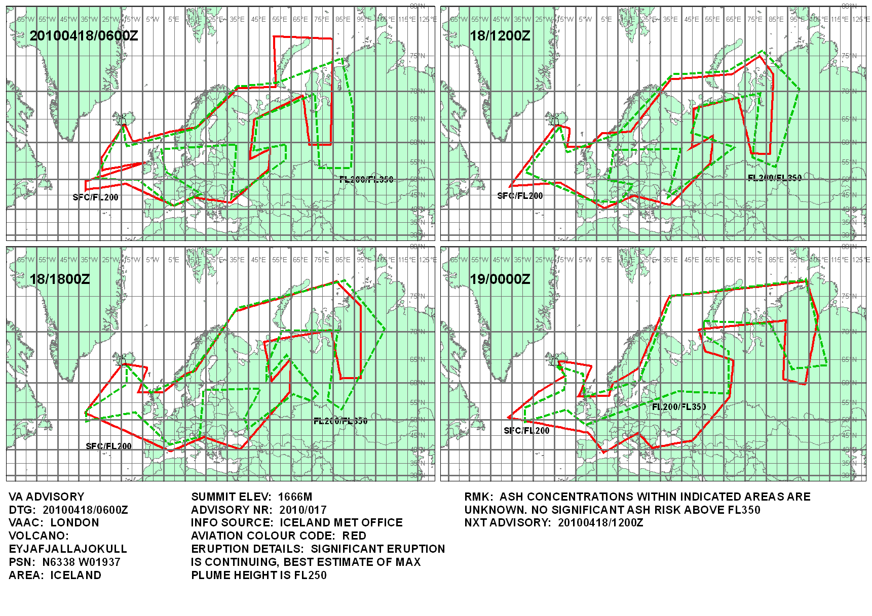 Volcanic ash graphic