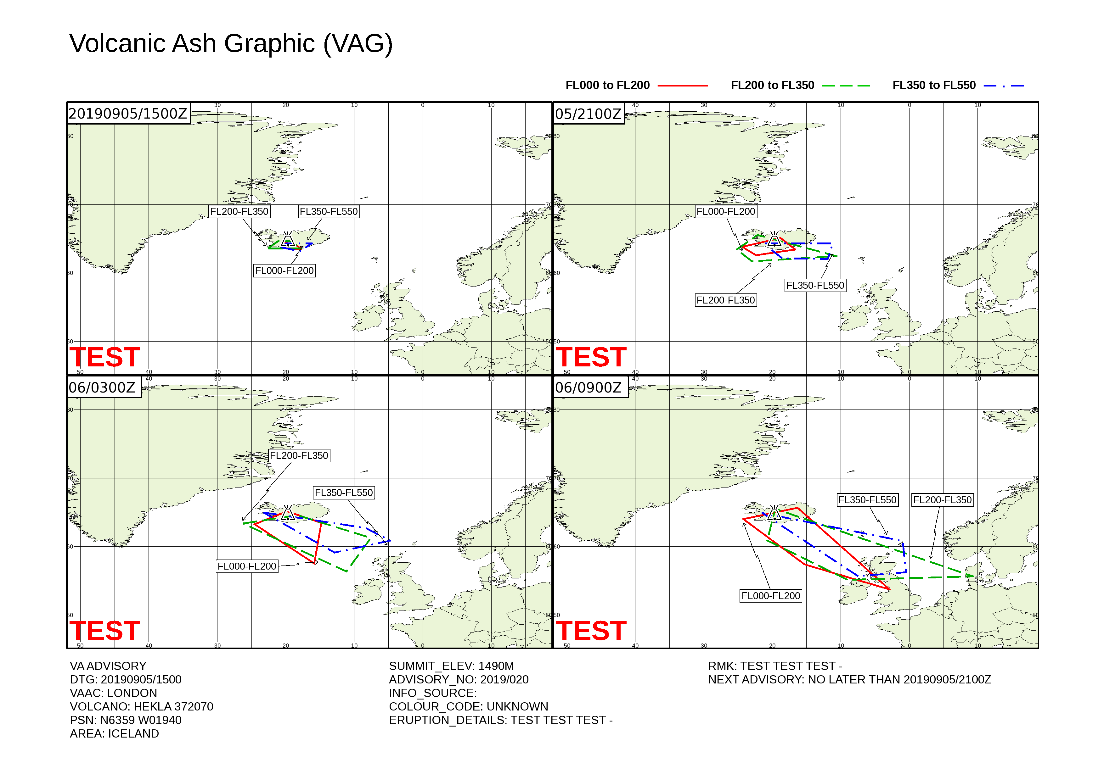 Volcanic ash graphic