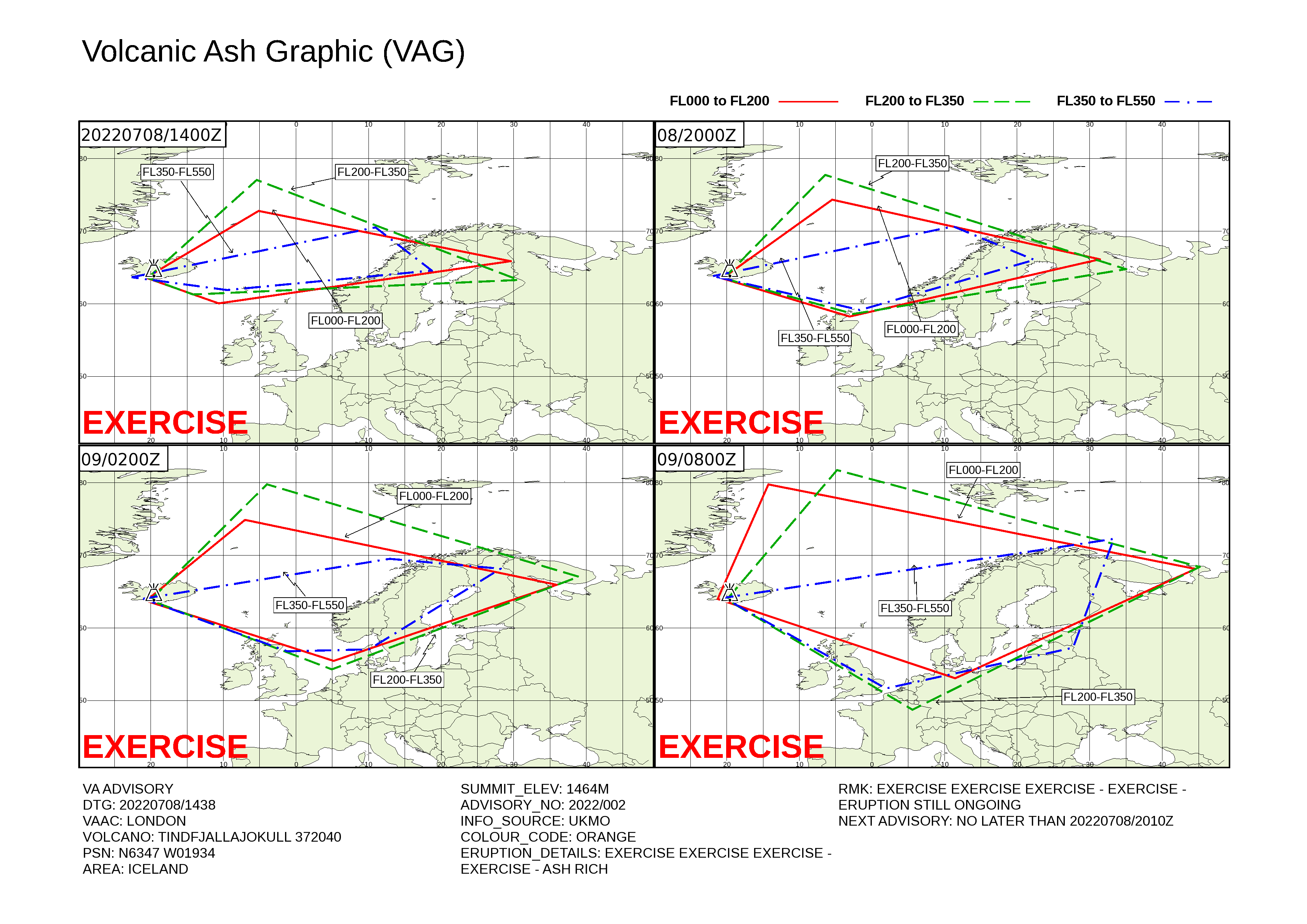 Volcanic ash graphic