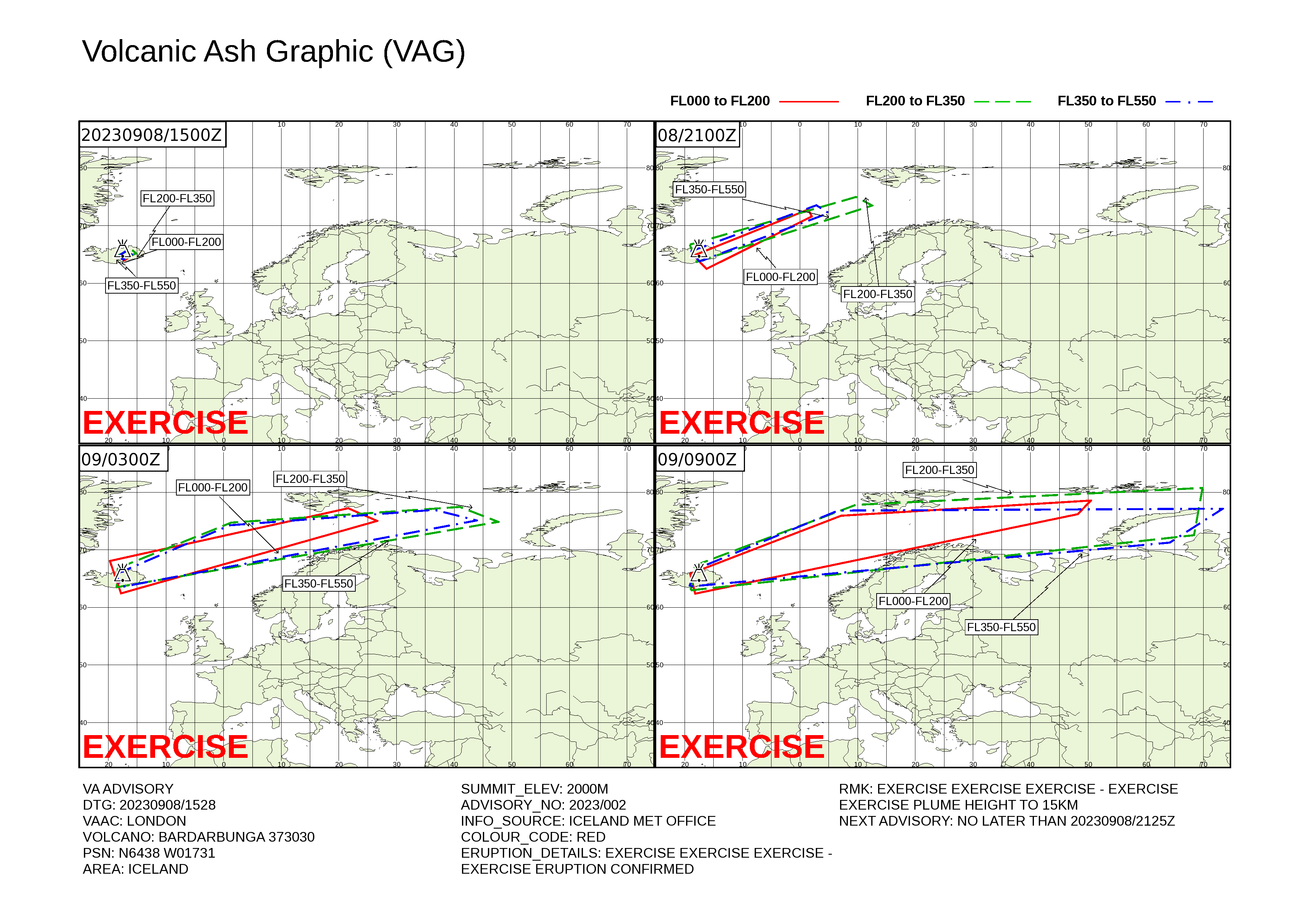 Volcanic ash graphic