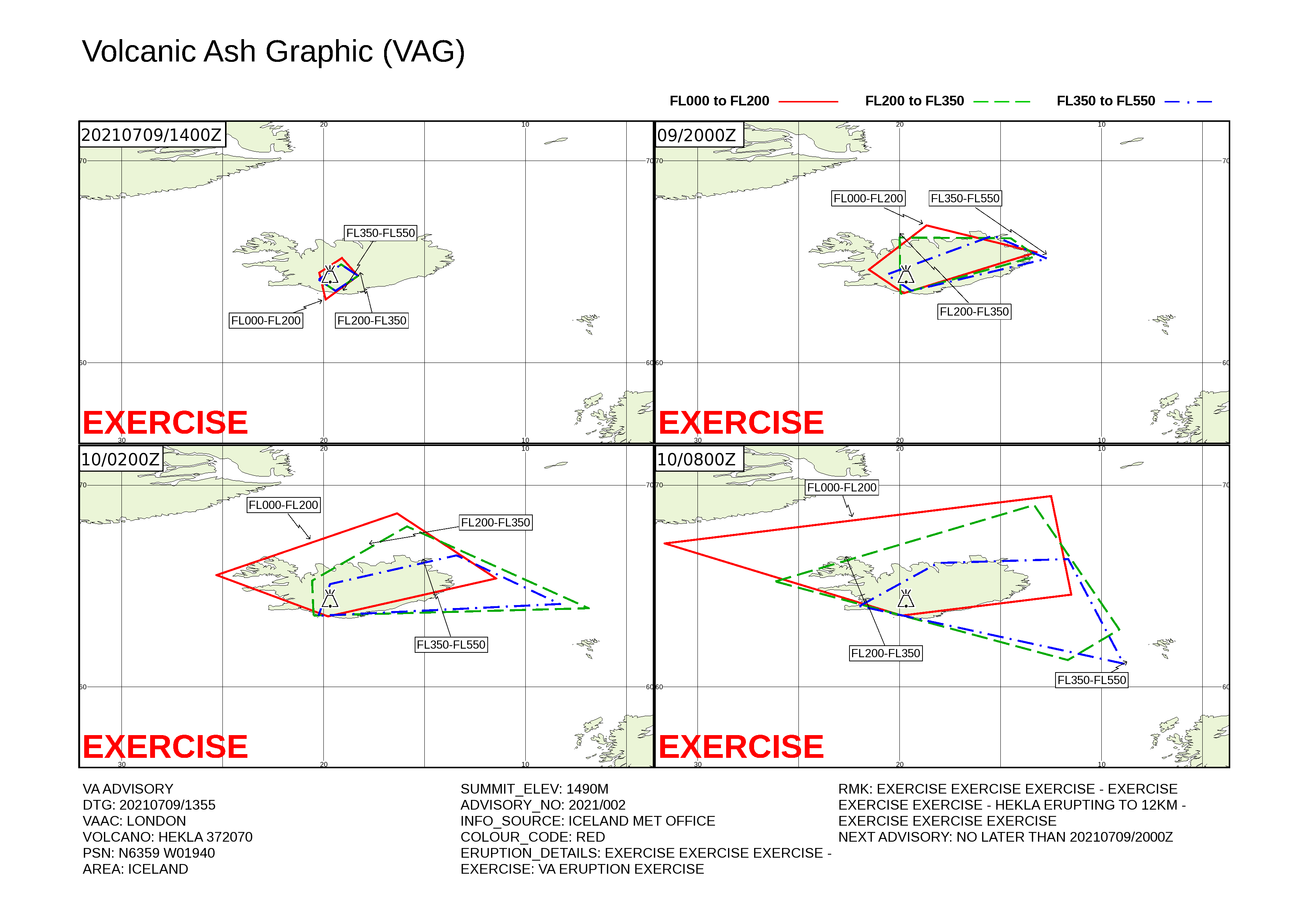 Volcanic ash graphic