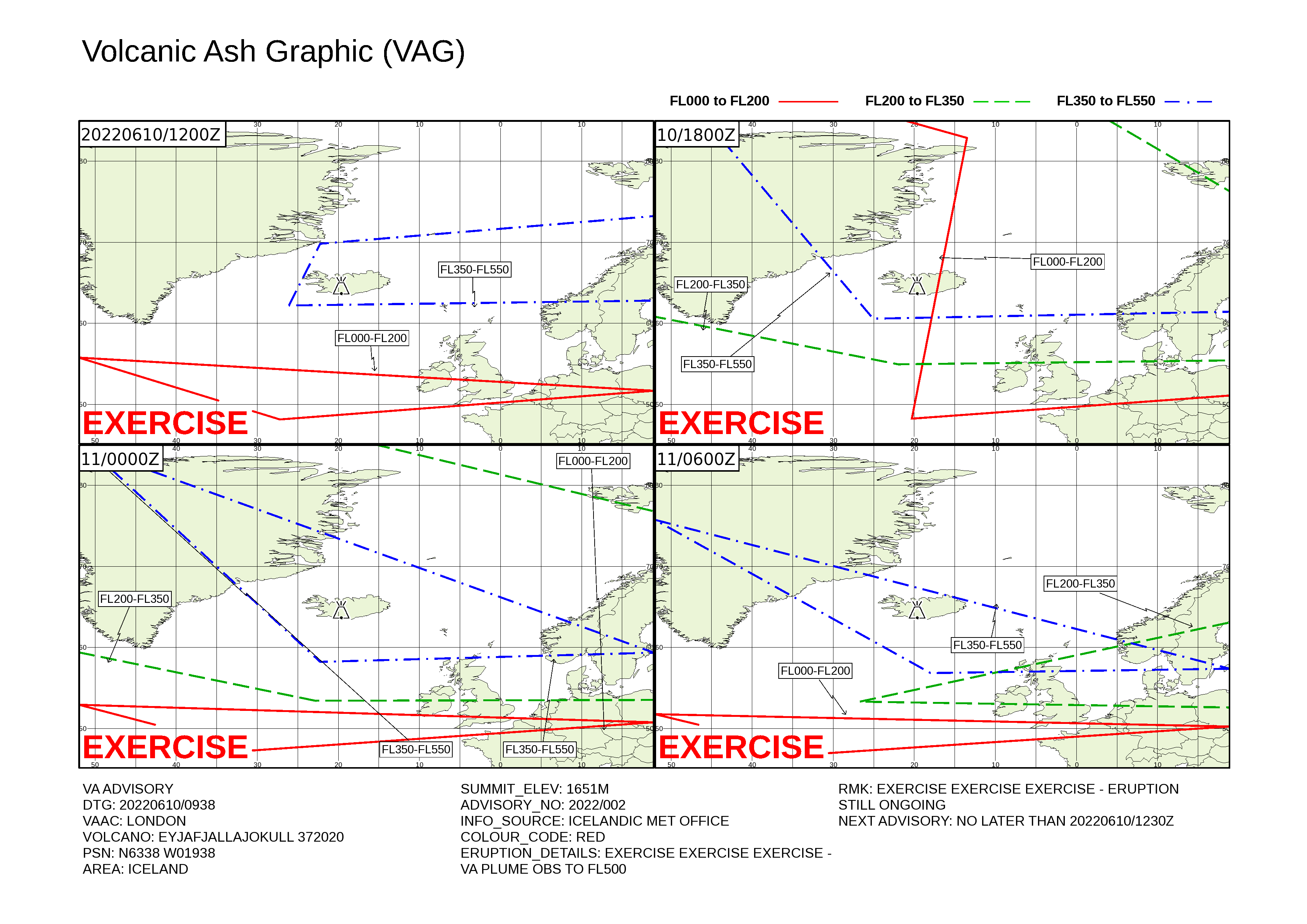 Volcanic ash graphic